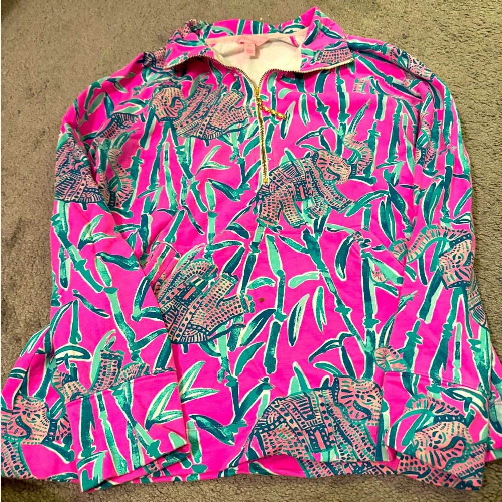 Lilly Pulitzer Elephant and Bamboo popover